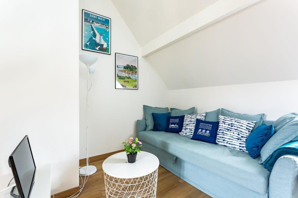 Le Petit Pastel - Joli Duplex - Proche De La Plage Lägenhet Saint-Malo Exteriör bild