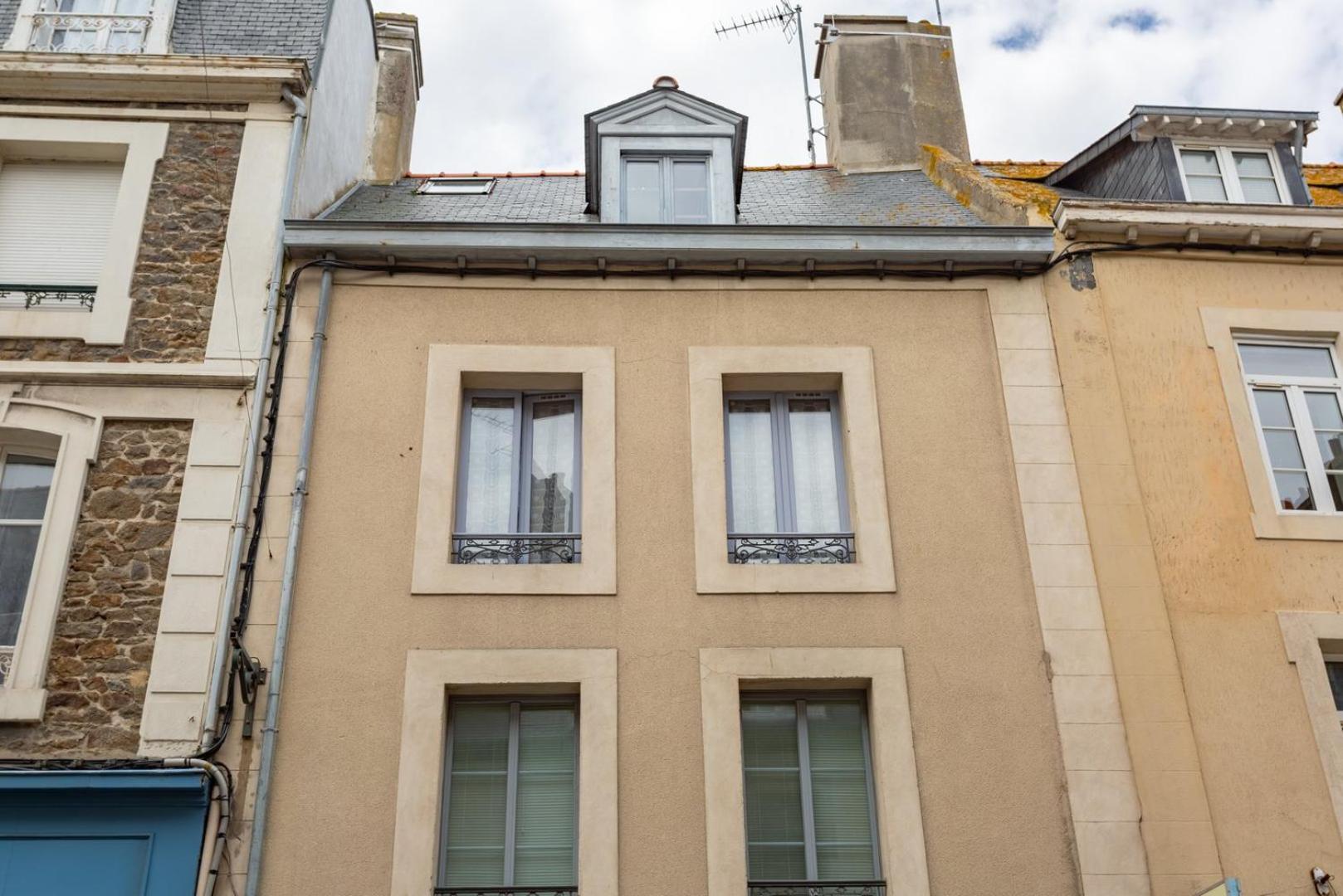 Le Petit Pastel - Joli Duplex - Proche De La Plage Lägenhet Saint-Malo Exteriör bild